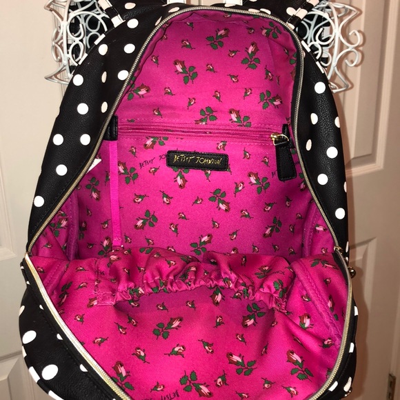Betsey Johnson Polka Dot Backpack - Picture 4 of 4